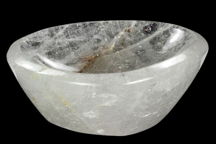 Polished Quartz Bowl - Madagascar #120198